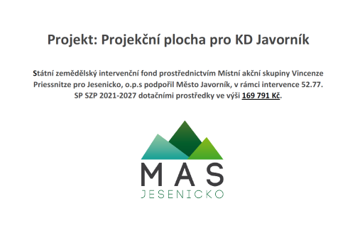 Projekční plocha KD