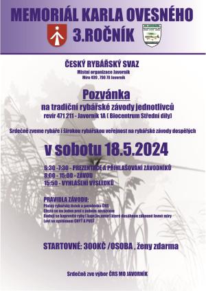 3. ročník Memoriál Karla Ovesného
