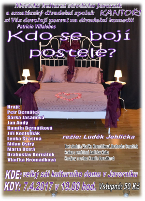 Kdo se bojí postele? Divadelní představení