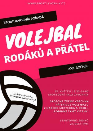 volejbal RODÁKŮ A PŘÁTEL